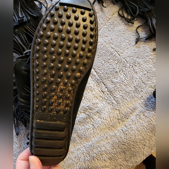 Minnetonka Tall 5 Layer Fringe Boots - Picture 2 of 7